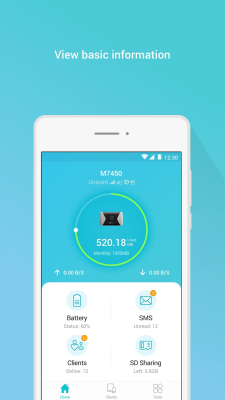 Screenshot of the application tpMiFi - #1
