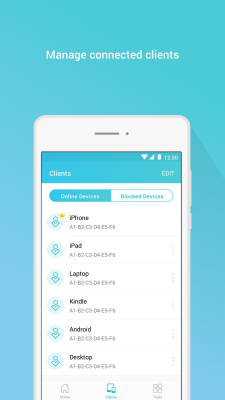 Screenshot of the application tpMiFi - #2