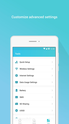 Screenshot of the application tpMiFi - #3