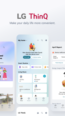 Screenshot of the application LG ThinQ - #1