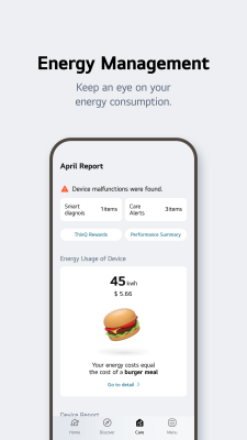 Screenshot of the application LG ThinQ - #7