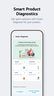 Screenshot of the application LG ThinQ - #8