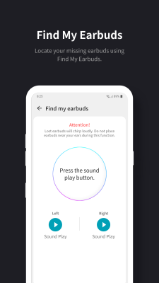 Screenshot of the application LG TONE Free - #4
