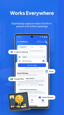 Screenshot of the application Meeting.ai - #3