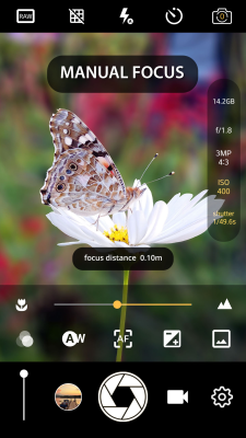 Screenshot of the application Manual Camera DSLR - #2