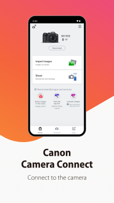 Screenshot of the application Canon Camera Connect - #1