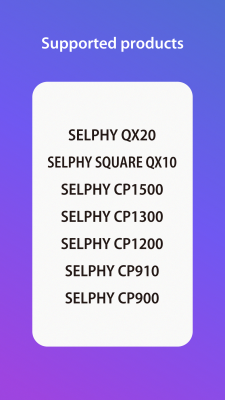 Screenshot of the application SELPHY Photo Layout - #1