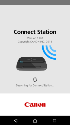 Screenshot of the application Canon Connect Station - #1