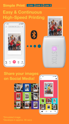 Screenshot of the application instax mini Link - #5