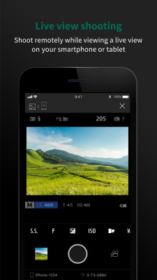 Screenshot of the application FUJIFILM Camera Remote - #1