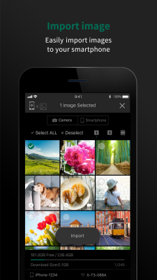 Screenshot of the application FUJIFILM Camera Remote - #3