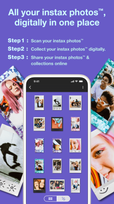 Screenshot of the application instax UP - #1