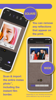 Screenshot of the application instax UP - #3