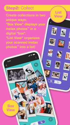 Screenshot of the application instax UP - #4