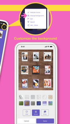 Screenshot of the application instax UP - #5