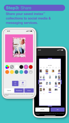 Screenshot of the application instax UP - #8
