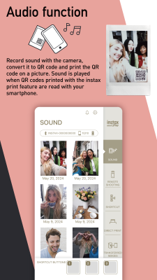 Screenshot of the application instax mini LiPlay - #1