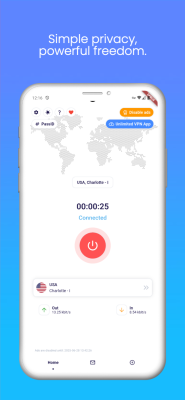 Screenshot of the application Unlimited VPN - #1