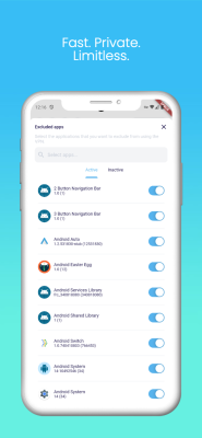 Screenshot of the application Unlimited VPN - #3