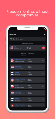 Screenshot of the application Unlimited VPN - #5