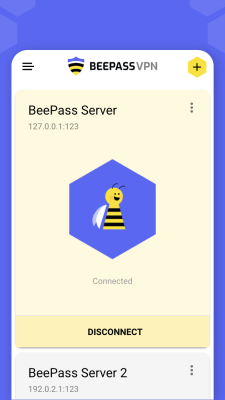 Screenshot of the application BeePass VPN - #2