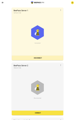 Screenshot of the application BeePass VPN - #6