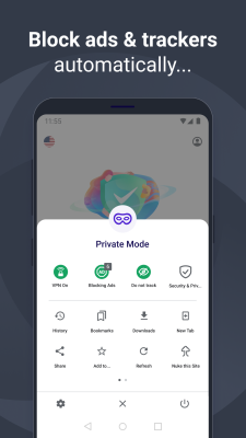 Screenshot of the application AVG Secure Browser - #3