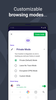 Screenshot of the application AVG Secure Browser - #4