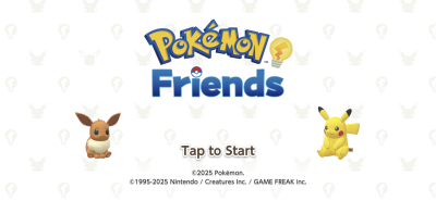 Screenshot of the application Pokémon Friends - #1