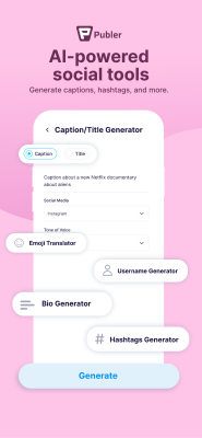 Screenshot of the application Publer: Social Media Tools - #4