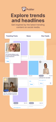 Screenshot of the application Publer: Social Media Tools - #6