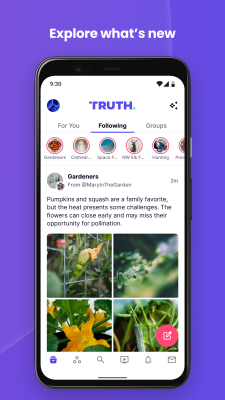 Screenshot of the application Truth Social - #2