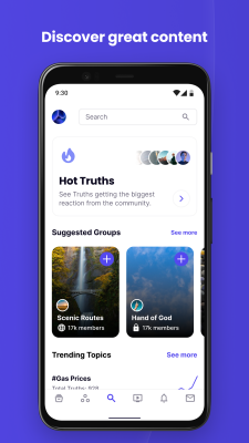 Screenshot of the application Truth Social - #5