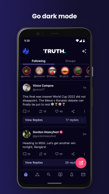 Screenshot of the application Truth Social - #8