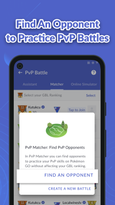 Screenshot of the application PokeZone - #4