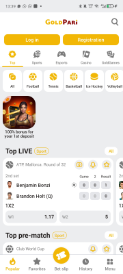 Screenshot of the application Gold Pari APK - #1