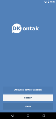 Screenshot of the application DKon - Social Network & Messenger - #3