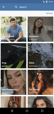 Screenshot of the application DKon - Social Network & Messenger - #4