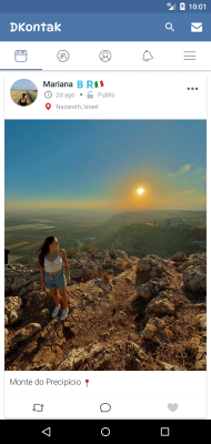 Screenshot of the application DKon - Social Network & Messenger - #8