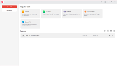Screenshot of the application JOPDF - #3