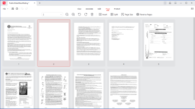 Screenshot of the application JOPDF - #5