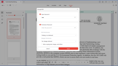 Screenshot of the application JOPDF - #6
