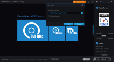 Screenshot of the application WonderFox DVD Ripper Speedy - #2