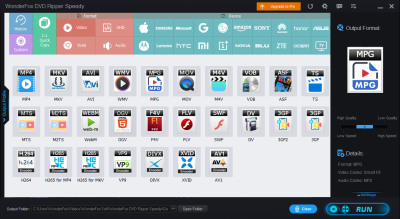 Screenshot of the application WonderFox DVD Ripper Speedy - #3