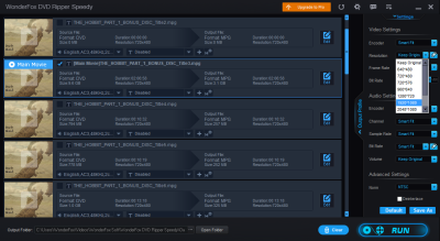 Screenshot of the application WonderFox DVD Ripper Speedy - #4