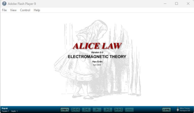 Screenshot of the application Alice Law — Animated Interactive Physics Learning Program - #1