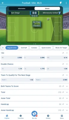 Screenshot of the application 1xbet - #4