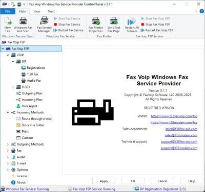Screenshot of the application Fax Voip Windows Fax Service Provider - #2