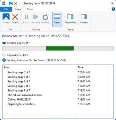 Screenshot of the application Fax Voip Windows Fax Service Provider - #4