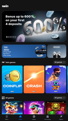 Screenshot of the application 1Win - #1